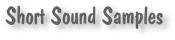 Short Sound Samples